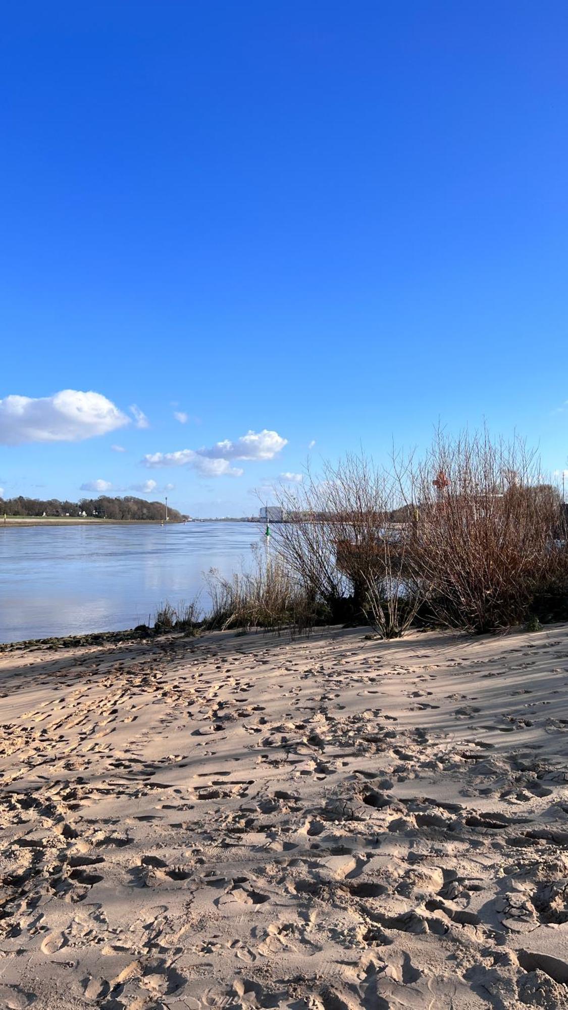 Gaestehaus Weserblick Am Weser-Sandstrand Berne Zewnętrze zdjęcie